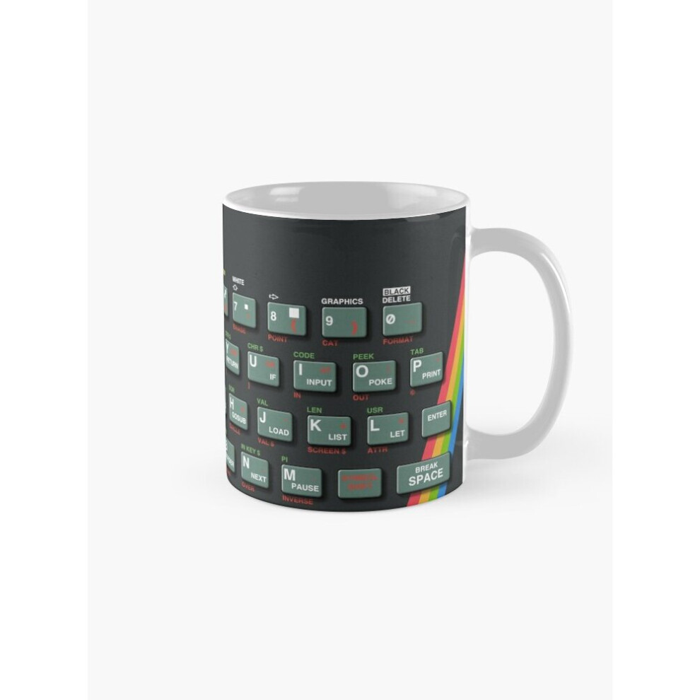 Mugs 11oz Sinclair ZX Spectrum Coffee Ceramic Mug Funny Anniversary Novelty Christmas Gift