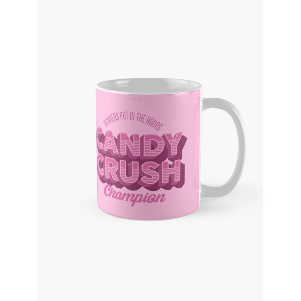 Mugs 11oz Candy Crush Champion Coffee Ceramic Mug Funny Anniversary Novelty Christmas Gift