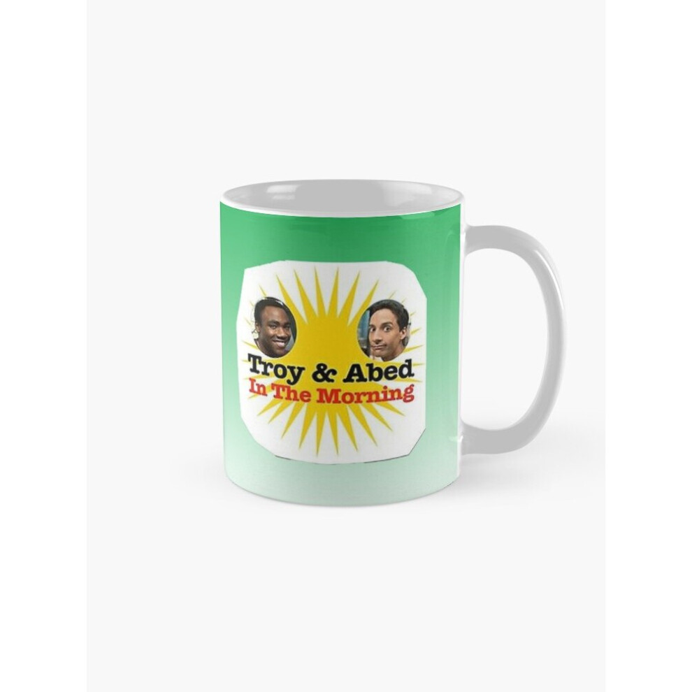 Whibos Mugs 11Oz Troy And Abed In The Morning Coffee Ceramic Mug Funny Anniversary Novelty Christmas Gift