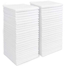 Microfibre Cleaning Cloths Pack of 50, Multifunctional Reusable Cleaning Towels, Lint Free Streak Free Washable Cloth Duster for House, Kitchen, Car,
