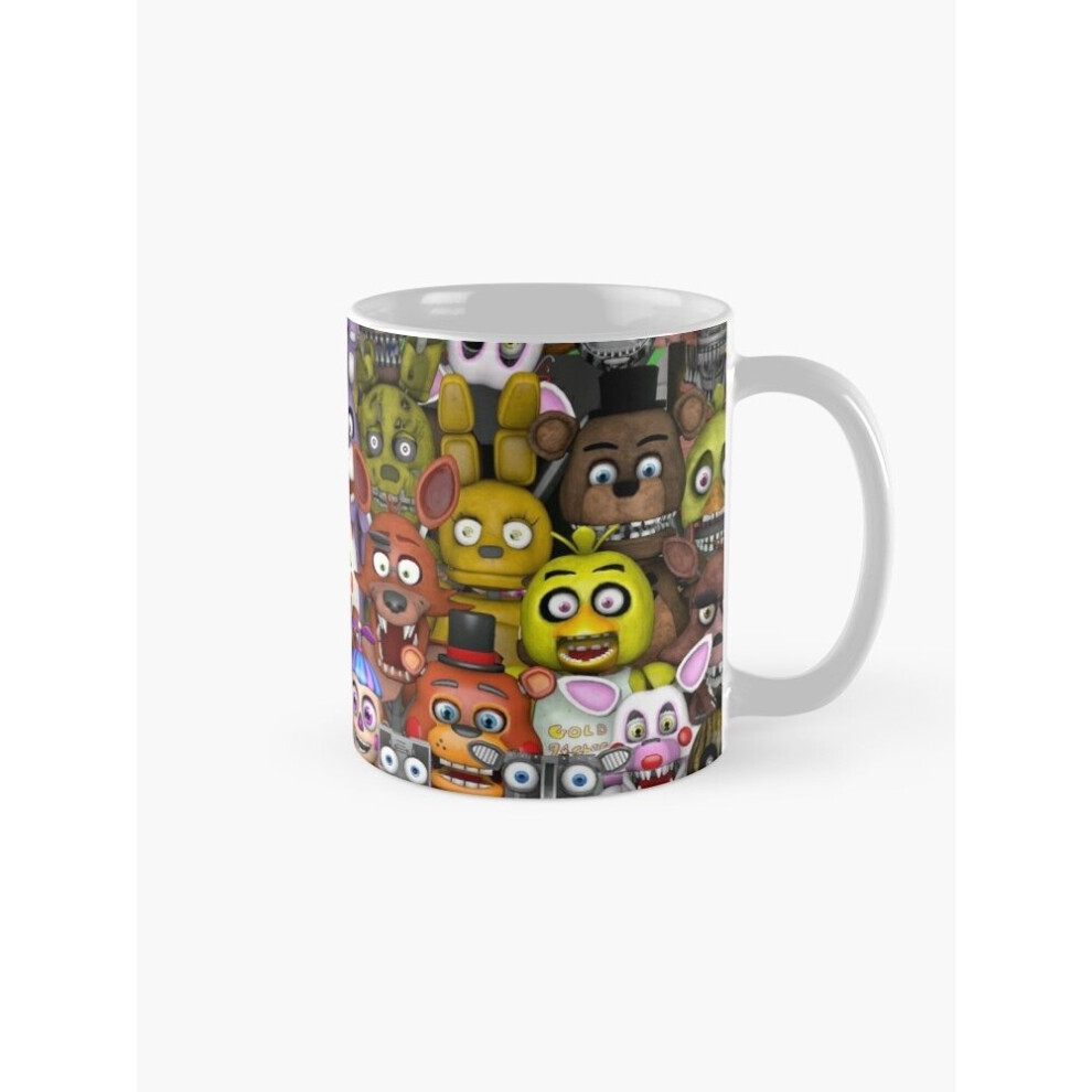 Mugs 11oz Roboticons FNaF Robot Convention Coffee Ceramic Mug Funny Anniversary Novelty Christmas Gift