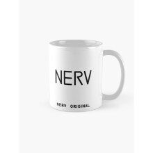 Mugs 11oz Evangelion Mug Screen Replica - Nerv Original Coffee Ceramic Mug Funny Anniversary Novelty Christmas Gift