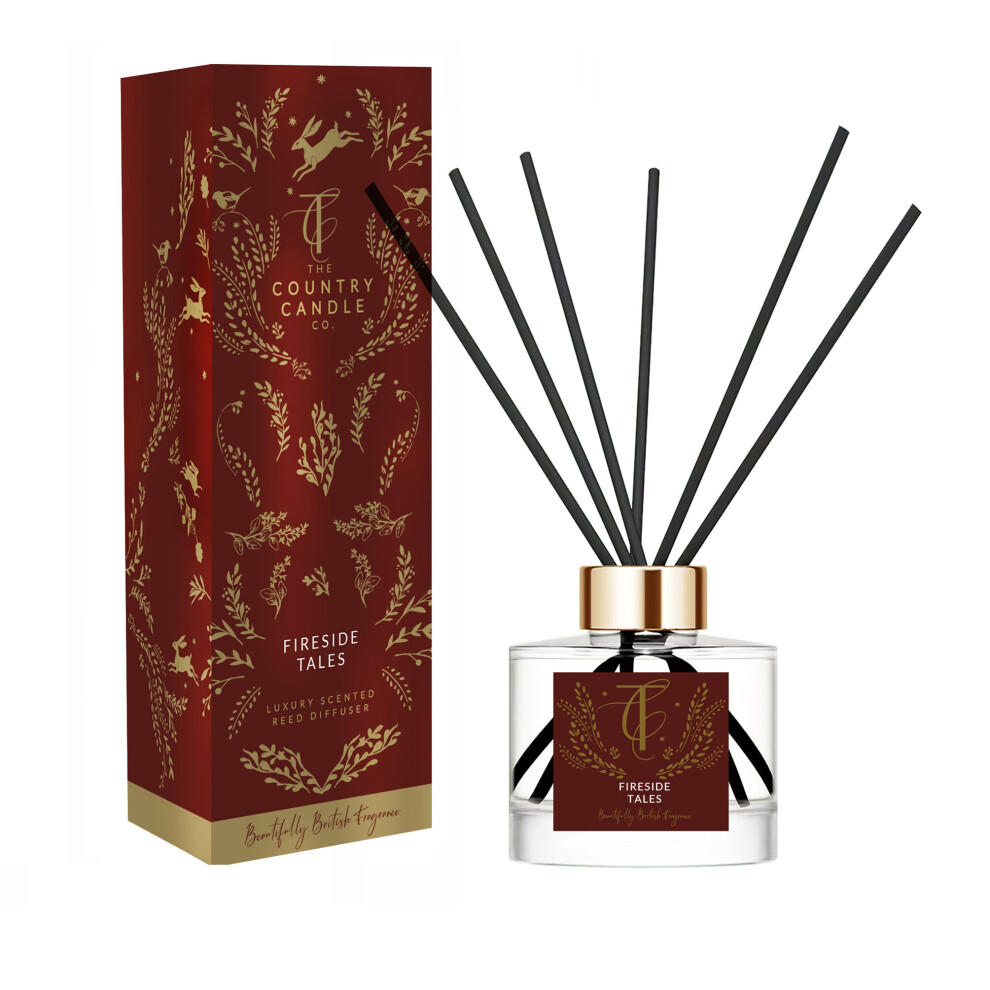 The Country Candle Co. Woodland Range Reed Diffuser - Fireside Tales