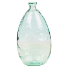 (Clear) 3.4L Large Tear Shape Coloured Glass Flowers Vases