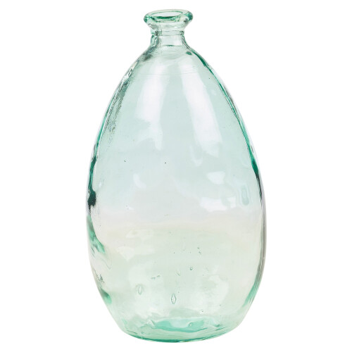 URBN Living (Clear) 3.4L Large Tear Shape Coloured Glass Flowers Vases