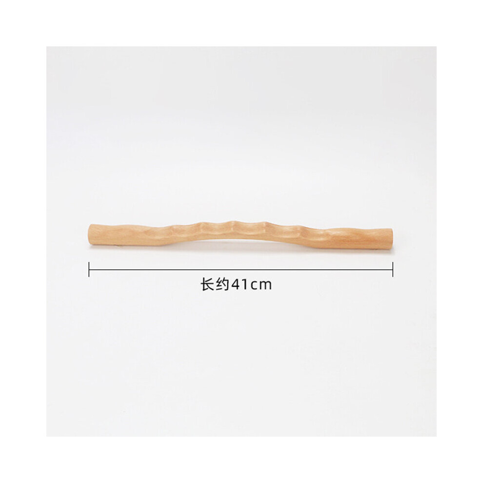 Dechoicelife (A-41Cm) Upgraded 4Pc Natural Wood Guasha Scraping Stick Scraper For Fat Burner Back Shoulder Neck Leg Body Massage Therapy Slimming Tool