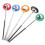 (a-Red) Luxury Round Percussion Hammer Nerve Check Hammer Nerve Reflex Hammer 1