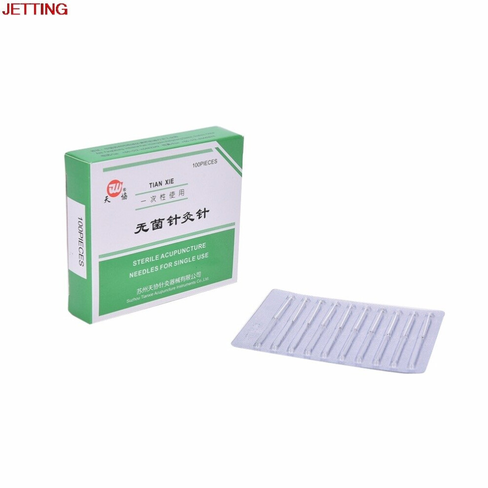 Dechoicelife Jetting 100Pcs/1Pack 25Mm X0.25mm Stainless Steel Authentic Needles Beauty Massage Needle For Health Care