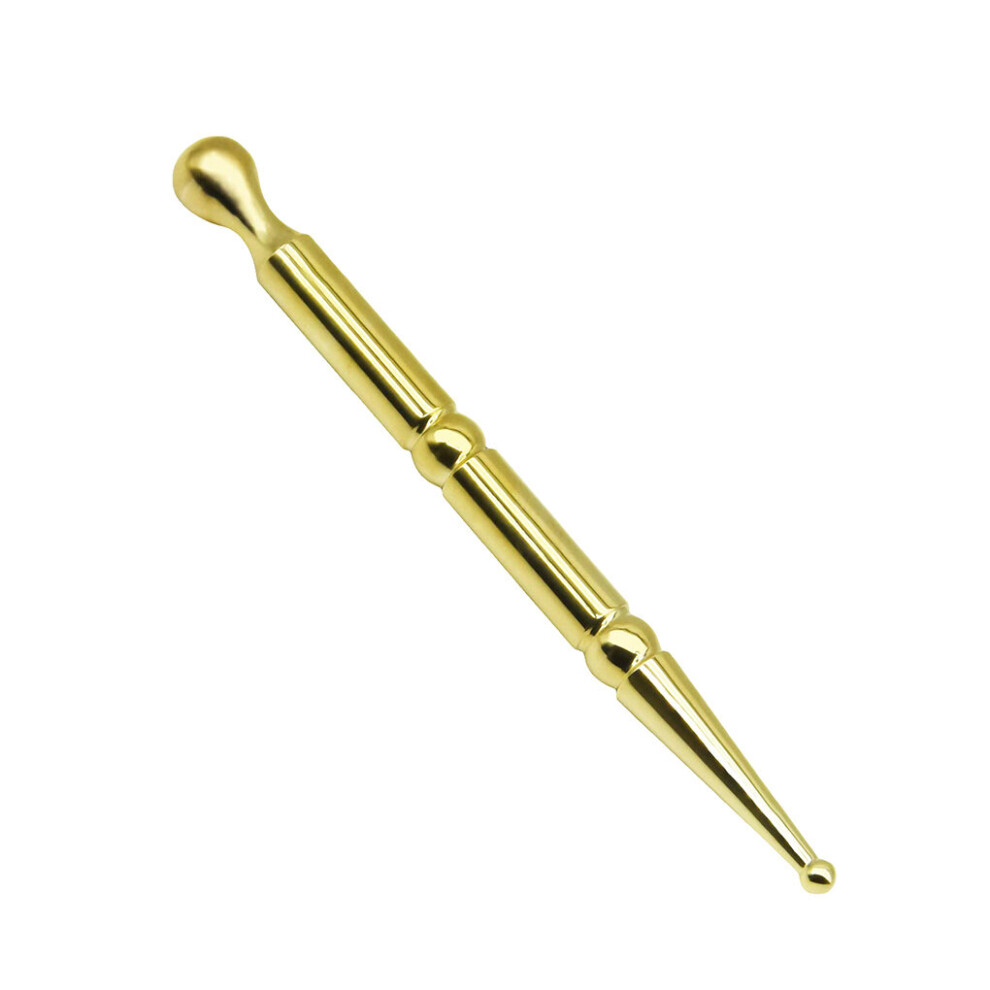 Dechoicelife (A-Gold) Stainless Steel Massage Pen Portable Handheld Replacement Foot Hand Shoulder Muscle Glossy Reusable Massager Tool Gold