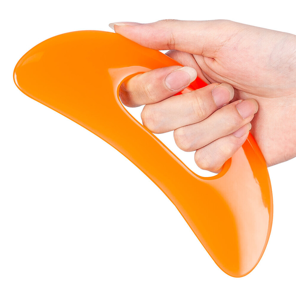 Dechoicelife Orange (A-) Gua Sha Resin Scraping Board Back Whole Body Acupuncture And Moxibustion Scraping Therapy Scraping Massage Tool Health Care Tool