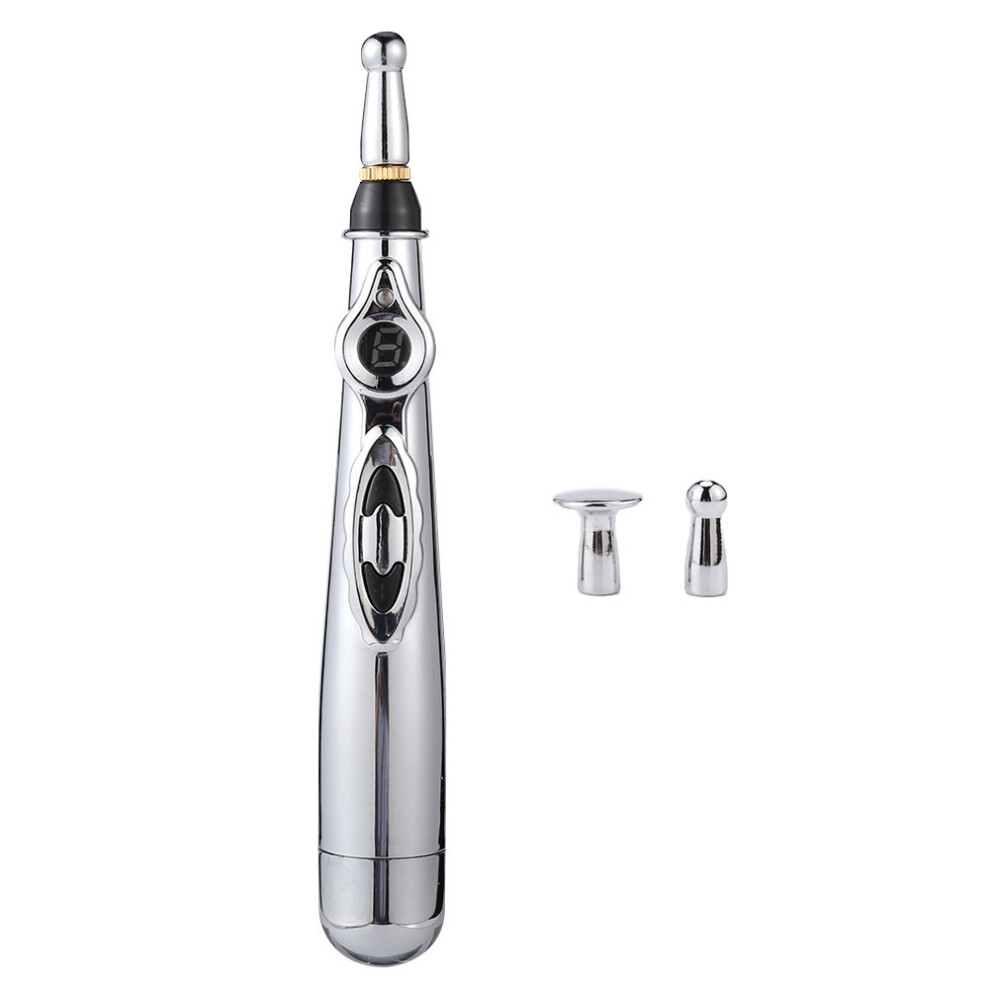 Dechoicelife (A-D Box) Electronic Acupuncture Pen Electric Meridians Laser Therapy Healing Massager Meridian Energy Pen Relief Pain Tools