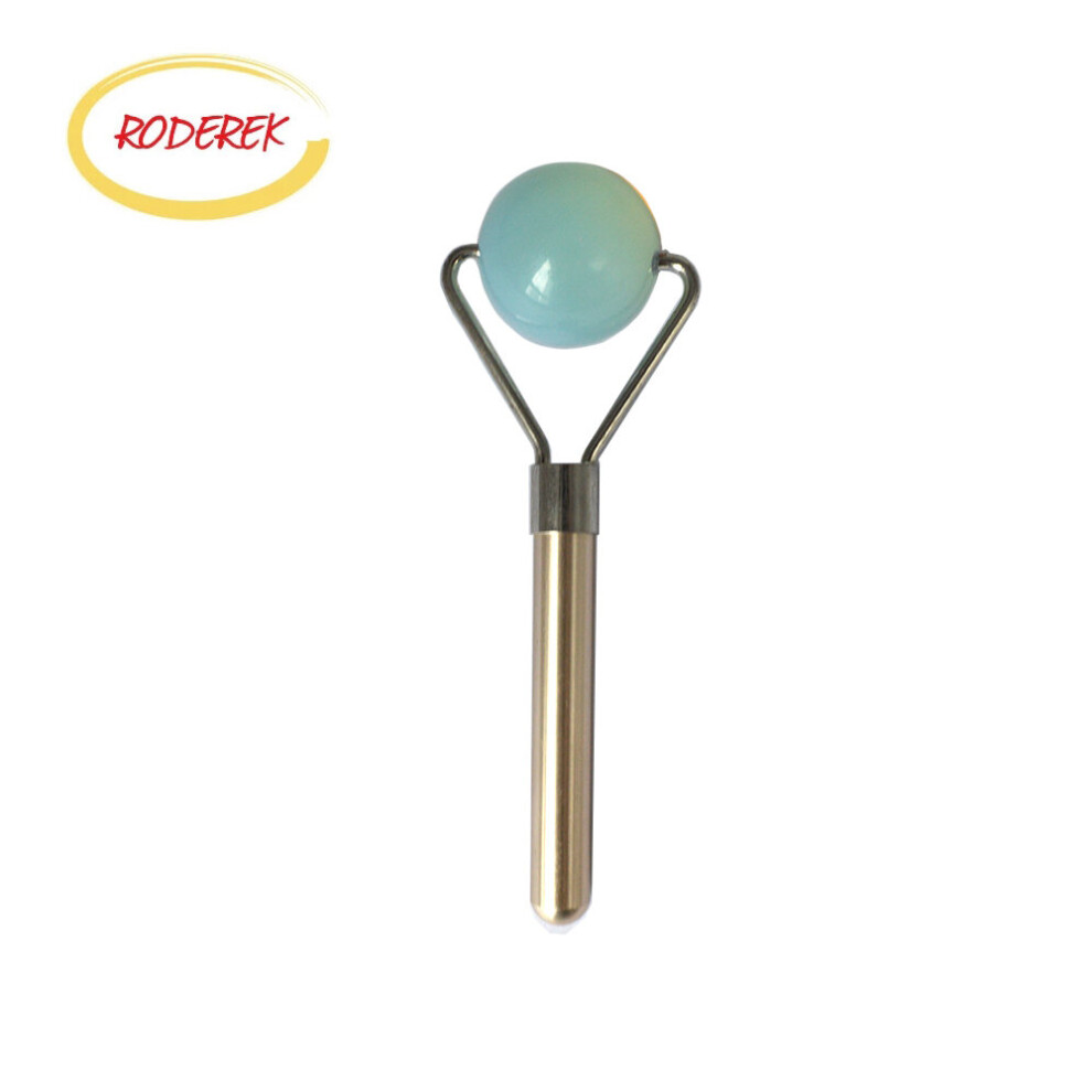 Dechoicelife Small Single Head Opal Jade Roller Body Massagers Facial Massager For Body Health