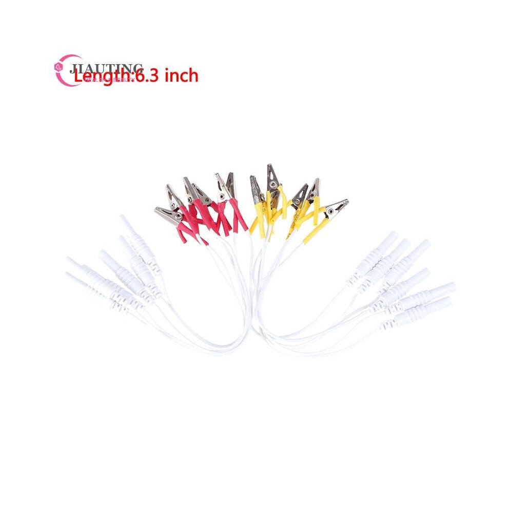 Dechoicelife 12Pcs/Lot Alligator Clip Cable, Acupuncture Needles Clip For Sdz-Ii Electronic Acupuncture Treatment Instrument Random Color