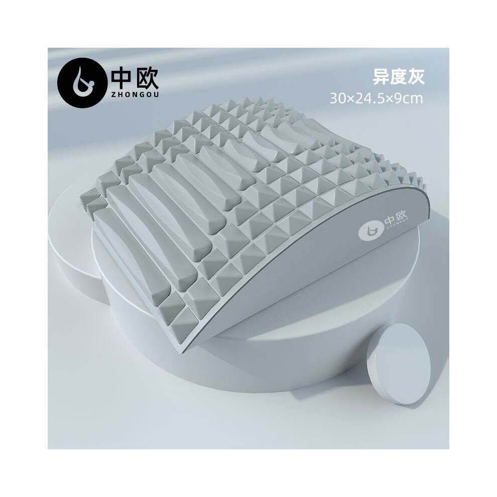 Dechoicelife Light/Grey (A- Grey) Back Stretcher Lumbar Support Back Pain Relief Herniated Disc Sciatica Nerve Spinal Stenosis Posture Corrector Pillow Cushion