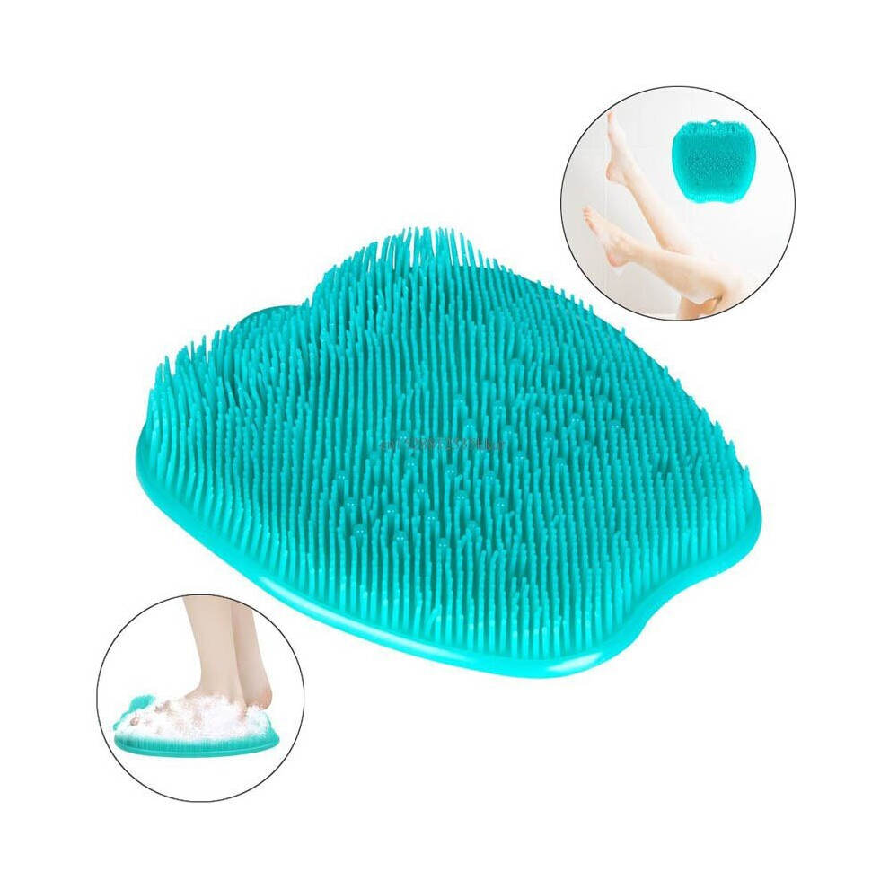 Dechoicelife (A-Green) Pregnant Women Without Bend Over Shower Foot Massager Scrubber Cleaner Washing Massage Tools Pad Mat Elderly Feet Cleaning Brush