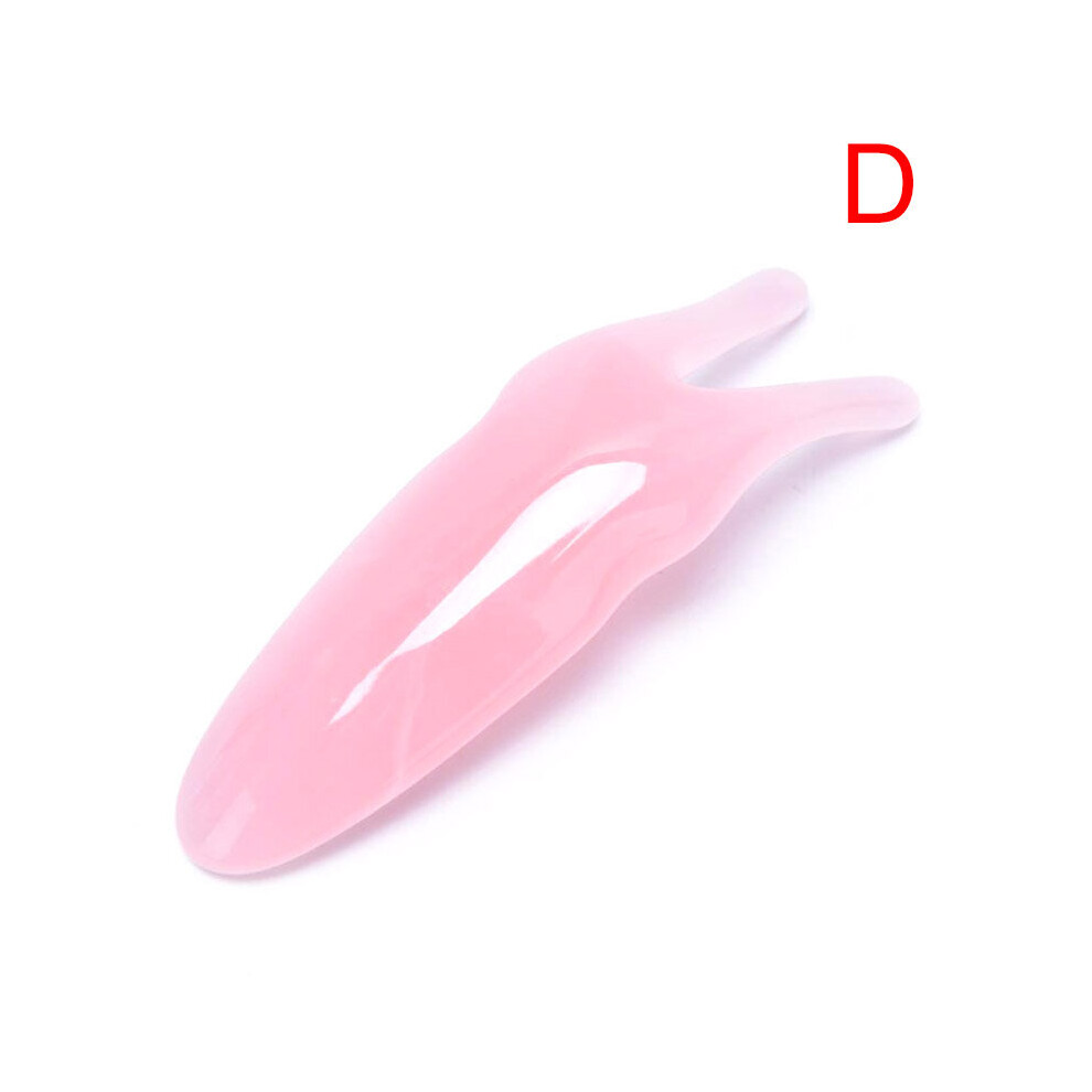 Dechoicelife (A-D) Natural Beeswax Gua Sha Board Head Massage Nose Eyes Face Wrinkle Lifting Tool