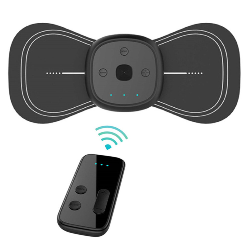 Dechoicelife Mini Ems Remote Control Pulse Neck Shoulder Electric Massager Mini Patch Hot Compress Intelligent Cervical Relief Health Care