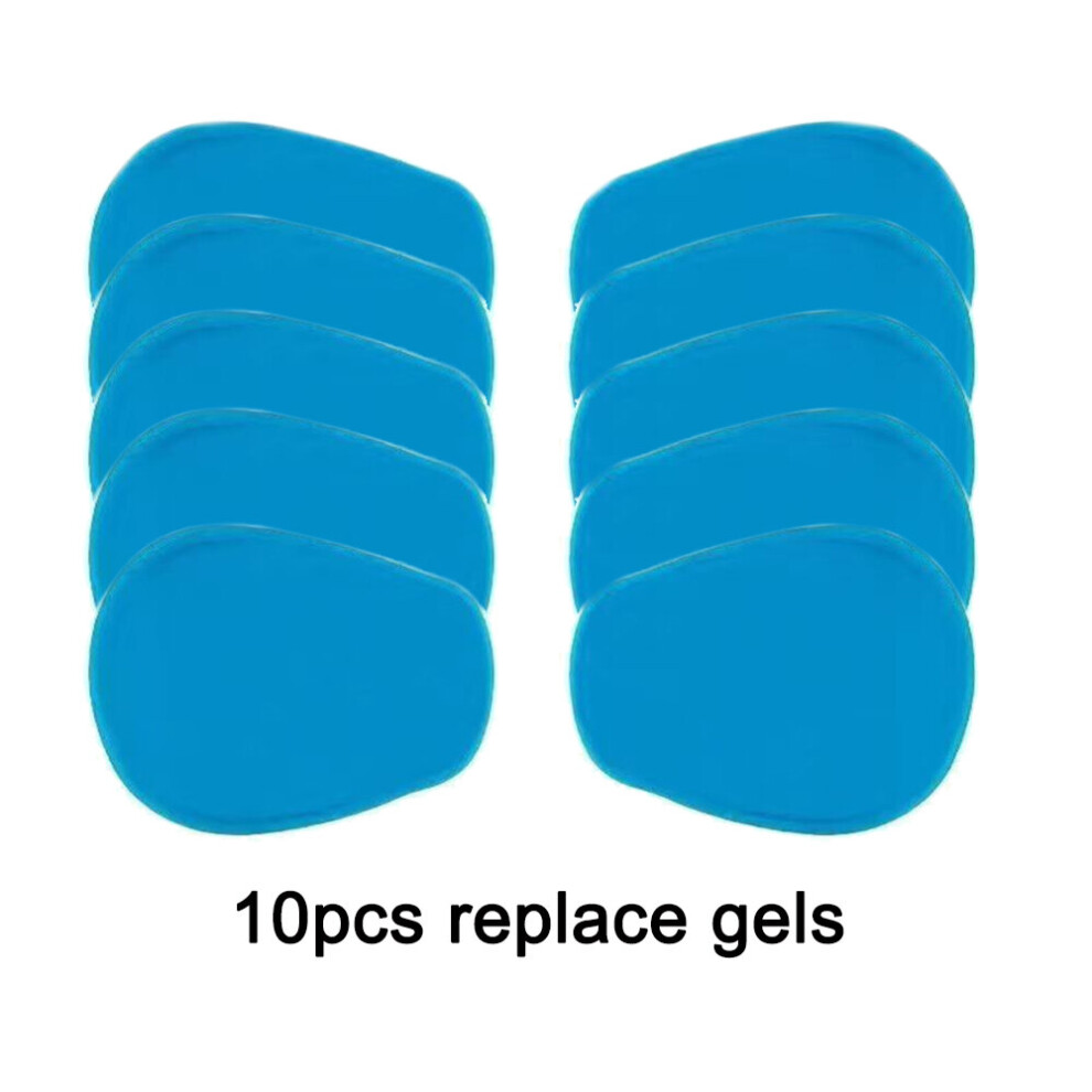 Dechoicelife (A-10Pcs Gel) Electric Pulse Neck Massage Patch Neck Massager Accessories Replace Patch Back Muscle Stimulator Relief Pain Ems Tens Patch