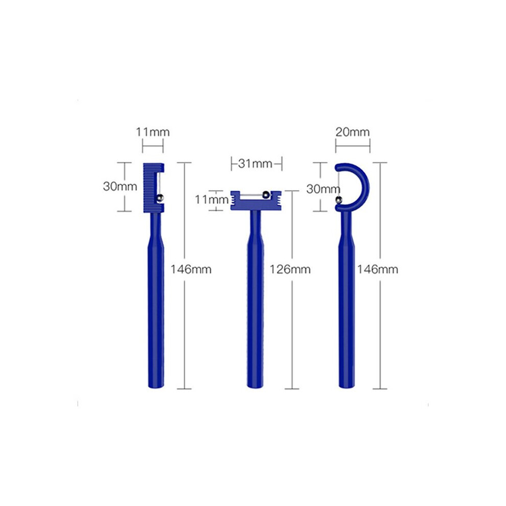 Dechoicelife (A-3Pcs) Kids Tongue Tip Lateralization Elevation Tools Tongue Tip Exercise Oral Muscle Training Autism Speech Therapy Talk Tool