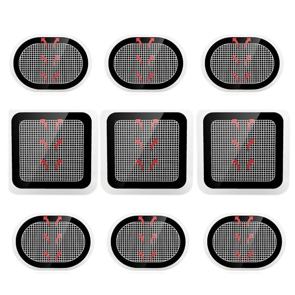 (a-9Pcs) Replacement Gel Electrode Sheet Pads For EMS Muscle Stimulator Abdominal Abs Toner Core Abs Workout Toning Belt 3/6 Sets-image-OPC-PC9NZ5W-NEW