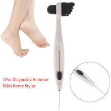 (a-Auburn) 1pcs Medical Neurological Percussion Knee Examination Diagnostic Percussor Reflex Massage Tendon Queen Square Hammer Health Tool