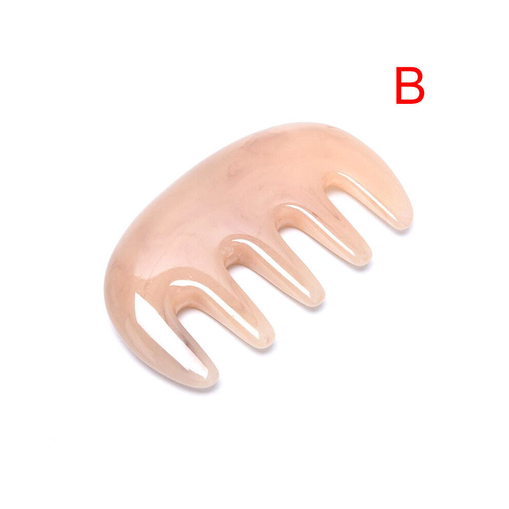 Dechoicelife (A-B) Natural Beeswax Gua Sha Board Head Massage Nose Eyes Face Wrinkle Lifting Tool