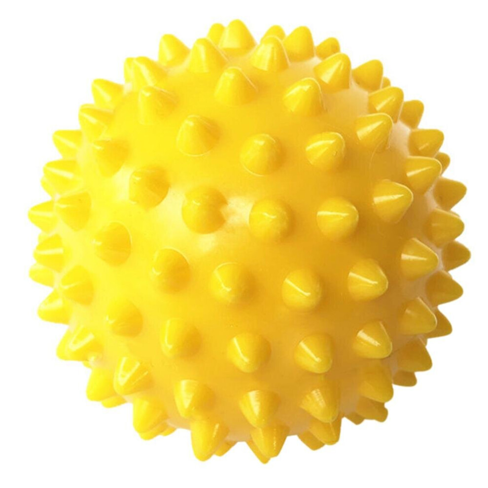 Dechoicelife Yellow (A-) Peanut Massage Ball Fitness Sport Yoga Ball Relieve Body Stress Pvc Resistant Foot Spiky Muscle Massager Trigger Point Foot