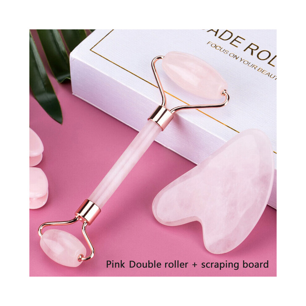 Dechoicelife Pink (A-1) Gua Sha Board Facial Scraping Scrapping Plate Face Body Tool Scraping Beeswax Massage Guasha Back Neck For Massage