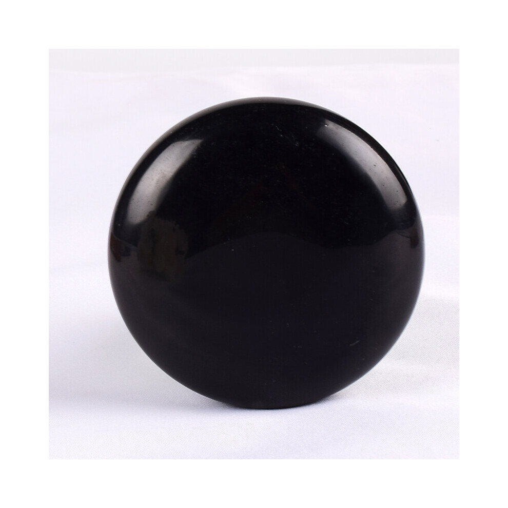 Dechoicelife (A-Obsidian) 6.5*2 Big Hot Massage Stone Natural Stone And Quartz Healing Chakra Spa Reiki Crystal Body Back Hand Beauty Health Care Tool