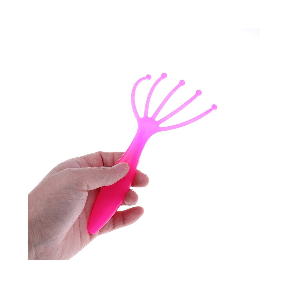Dechoicelife (A-Ivory) 1Pc Body Head Massage Device Relaxation Octopus Scalp Massager Instrument Scratcher Relieves Tension Relaxation Health Care Tool