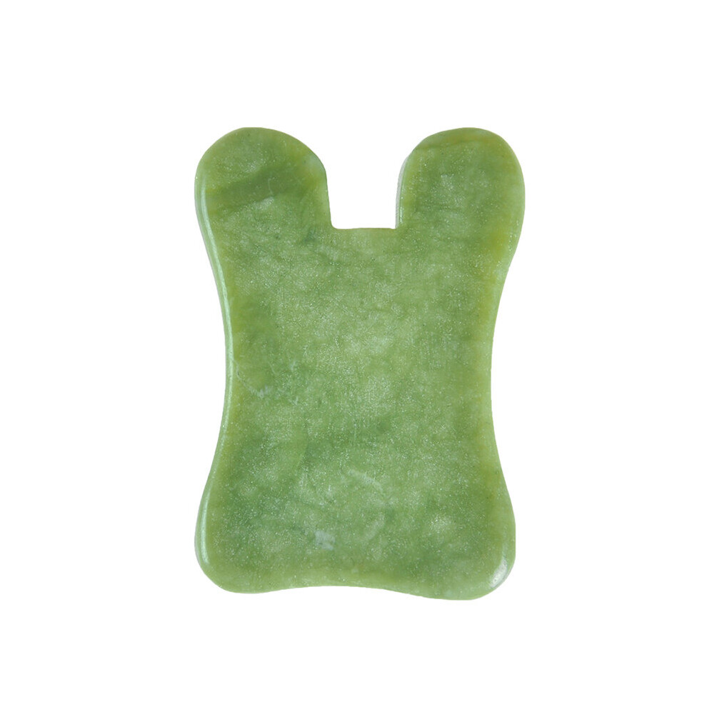 Dechoicelife (A-As Shown) 5Style Natural Jade Stone Guasha Board Massage Tool Spa Therapy Guasha Massager Antistress Body Care Scraping Board