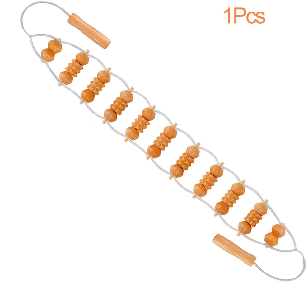 Dechoicelife Red (A-) Wood Therapy Massage Tools,Lymphatic Drainage Massage,Maderoterapia Kit,Massage Body Sculpting Tools For Body Sculpting