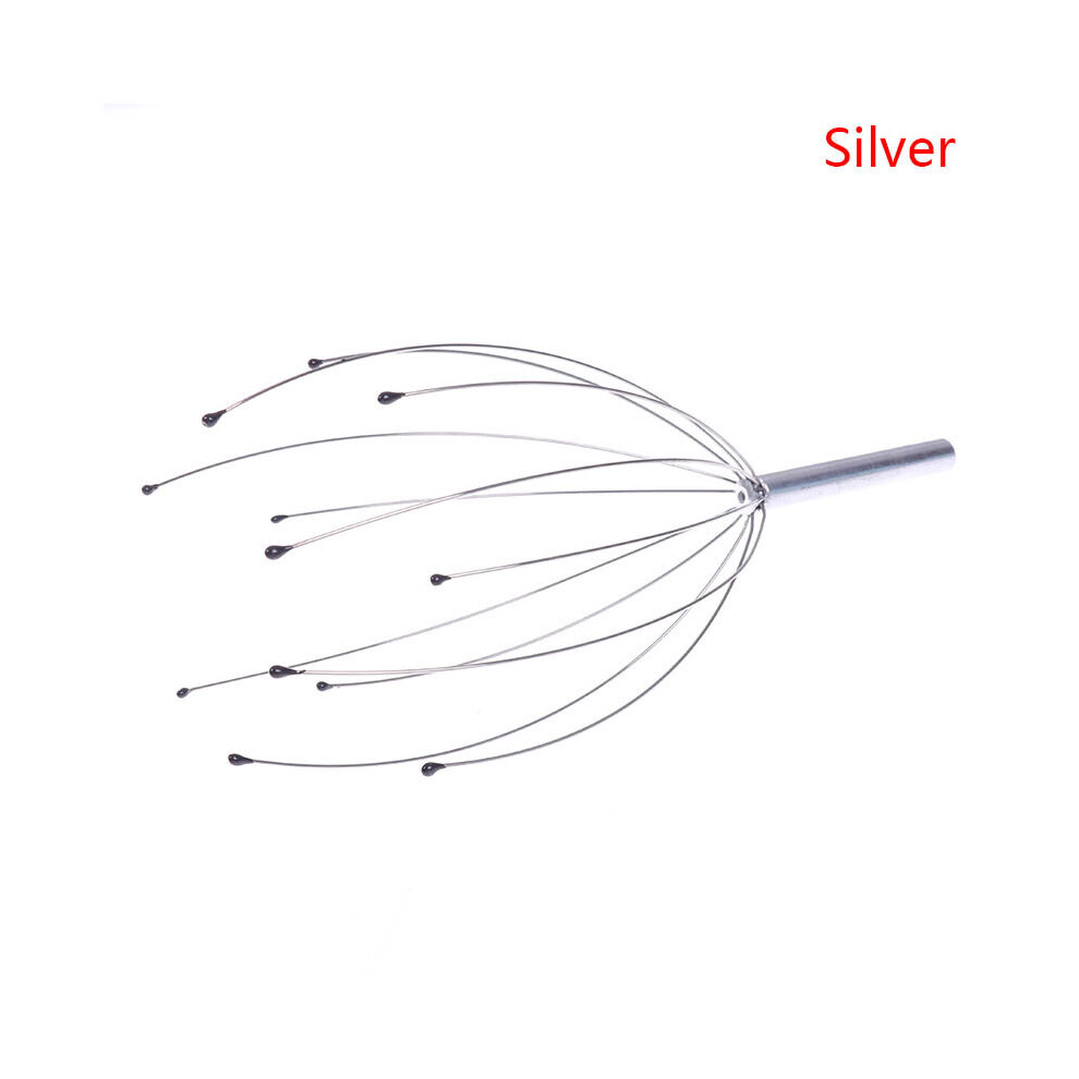 Dechoicelife (A-Multi) 1Pc Body Head Massage Device Relaxation Octopus Scalp Massager Instrument Scratcher Relieves Tension Relaxation Health Care Tool