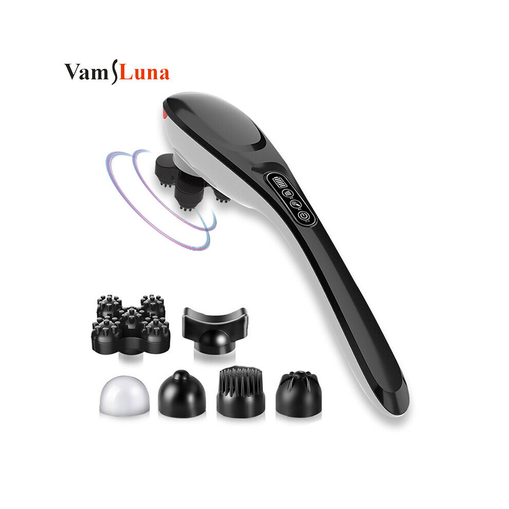 Dechoicelife Cordless Handheld Back Massager Rechargeable Electric Deep Tissue For Back Muscle Foot Neck Shoulder Leg Body Pain Relief
