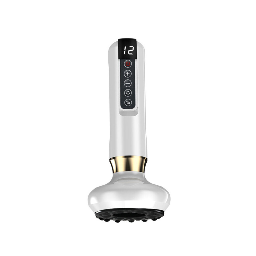 Dechoicelife White/Green (A-) Cupping Tool Scraping Massager Massage Device Body Massagers Craftsman Usb Charging Handily Gripped Health Care