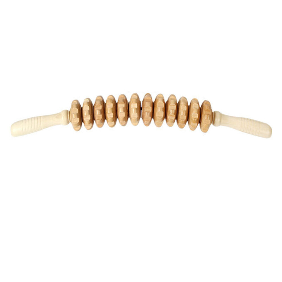 Dechoicelife (A-Style1) Wood Therapy Massage Tools, Cellulite Massager, Lymphatic Drainage Massager, Reduce Cellulite, Increased Lymphatic Circulation