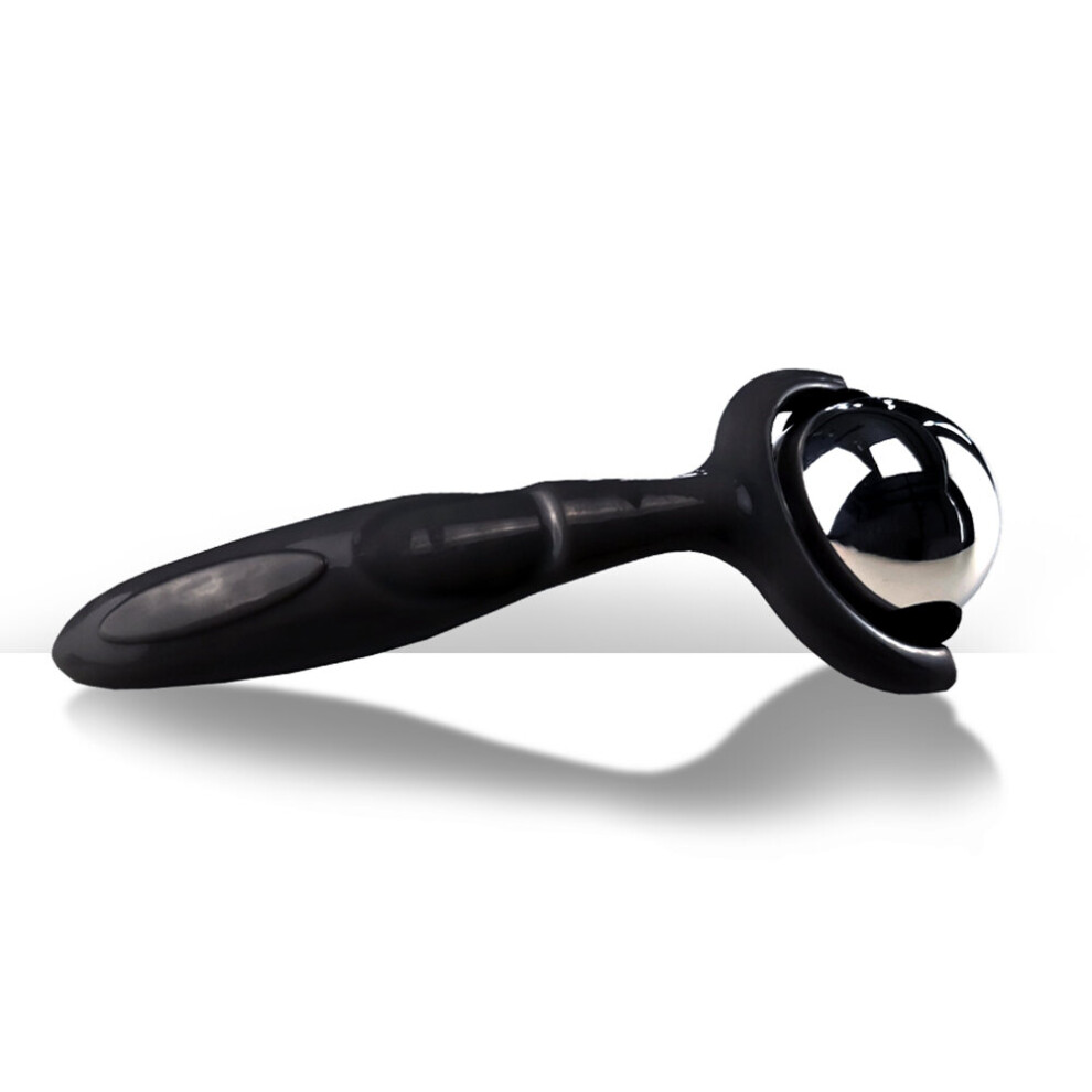 Dechoicelife Black (A-) 360 Rotate Roller Massage Ball Cold Hot Physical Therapy Massager For Muscle Pain Relief, Inflammation, Sprain, Spasm, Stiffness