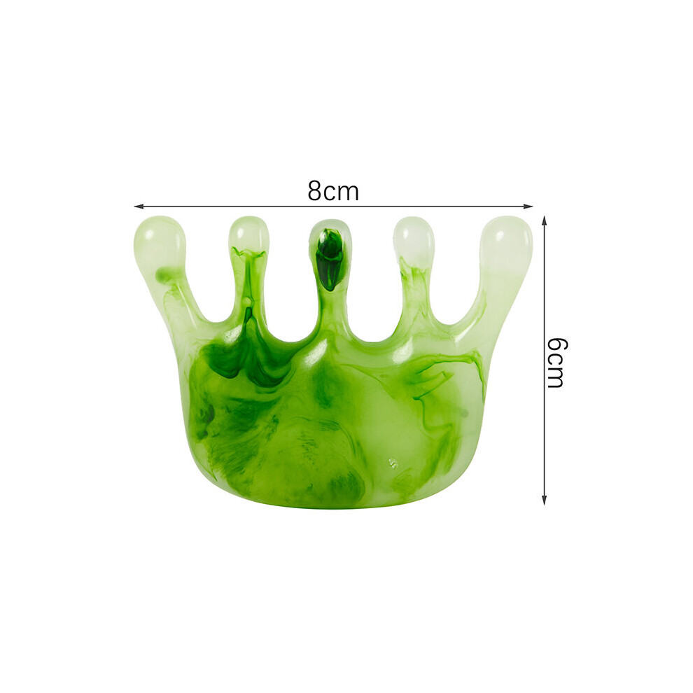 Dechoicelife (A-Gn) 1Pcs Natural Ox Horn Pocket Comb Spa Guasha Scalp Massage Brush Wide Toothed Comb Hair Care Tool