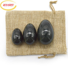 (a-Drilled 45X30mm 1pc) Natural Nephrite Jade Eggs Set Jade Yoni Egg Massager Vaginal Pelvic Floor Stone Massage Health Care Tool