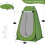 (Green) Privacy Instant Pop Up Tent 3