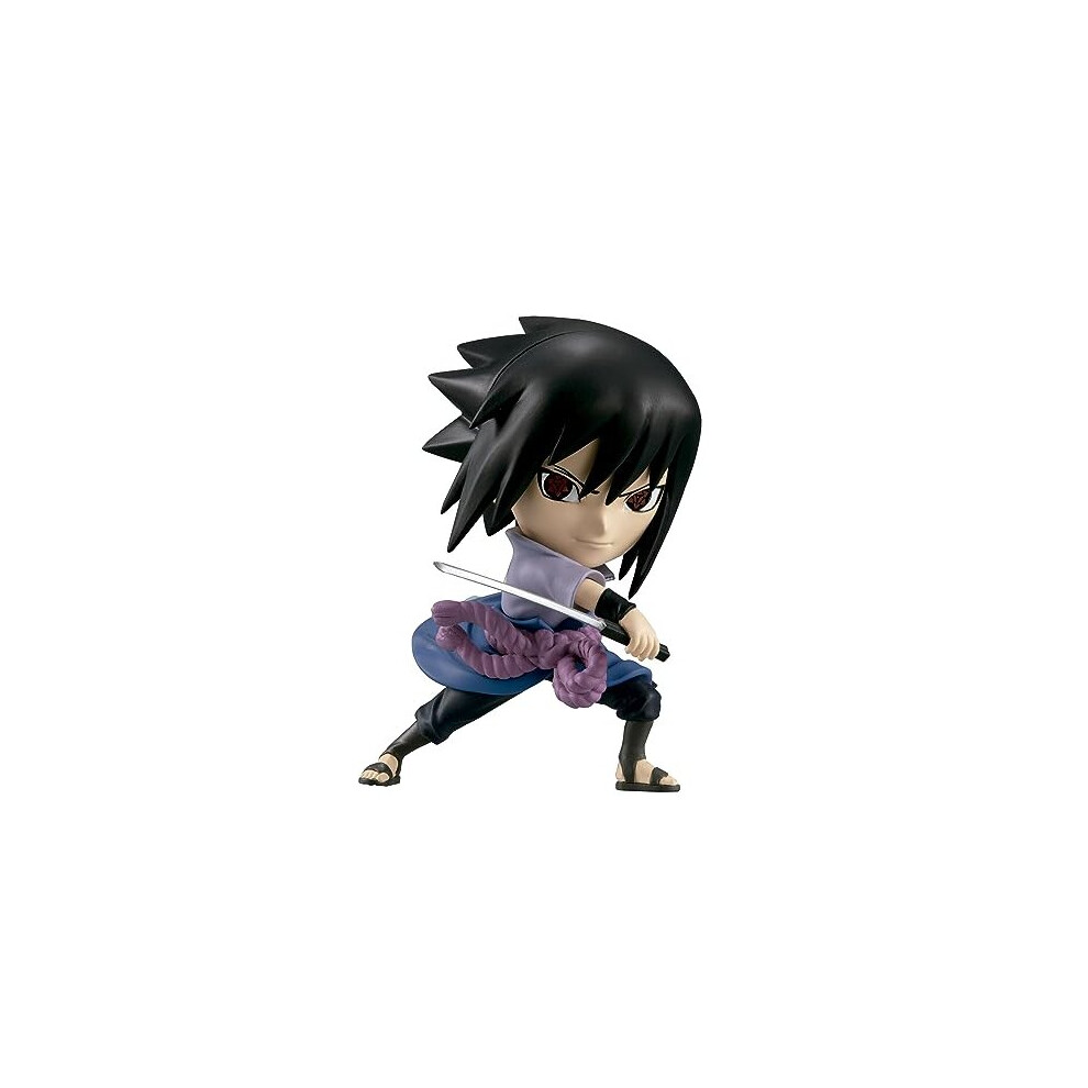 Chibi Masters VE63387 BandaÃ¯ Shippuden 8cm Anime Sasuke Uchiha Kawaii Naruto Figure, Multiple Colors