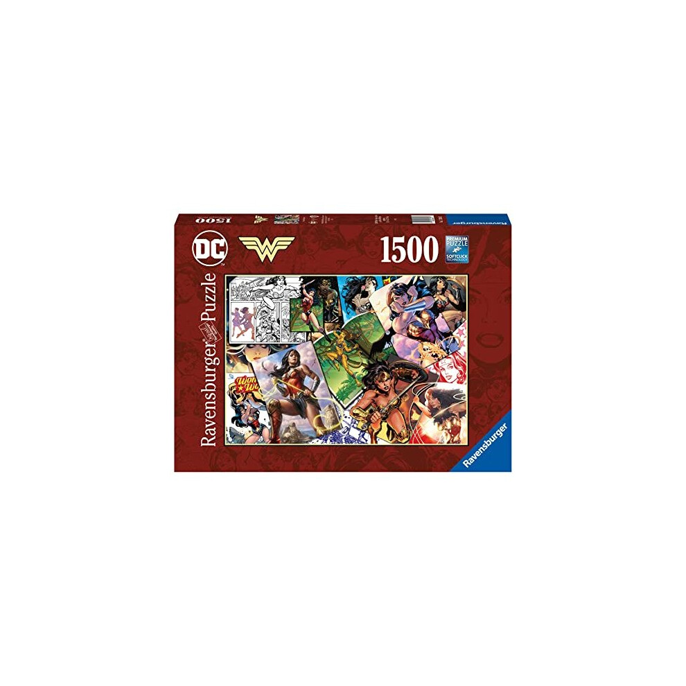 DC Wonder Woman Jigsaw Puzzles for Adults and Kids Age 12 Years Up - 1500 Pieces