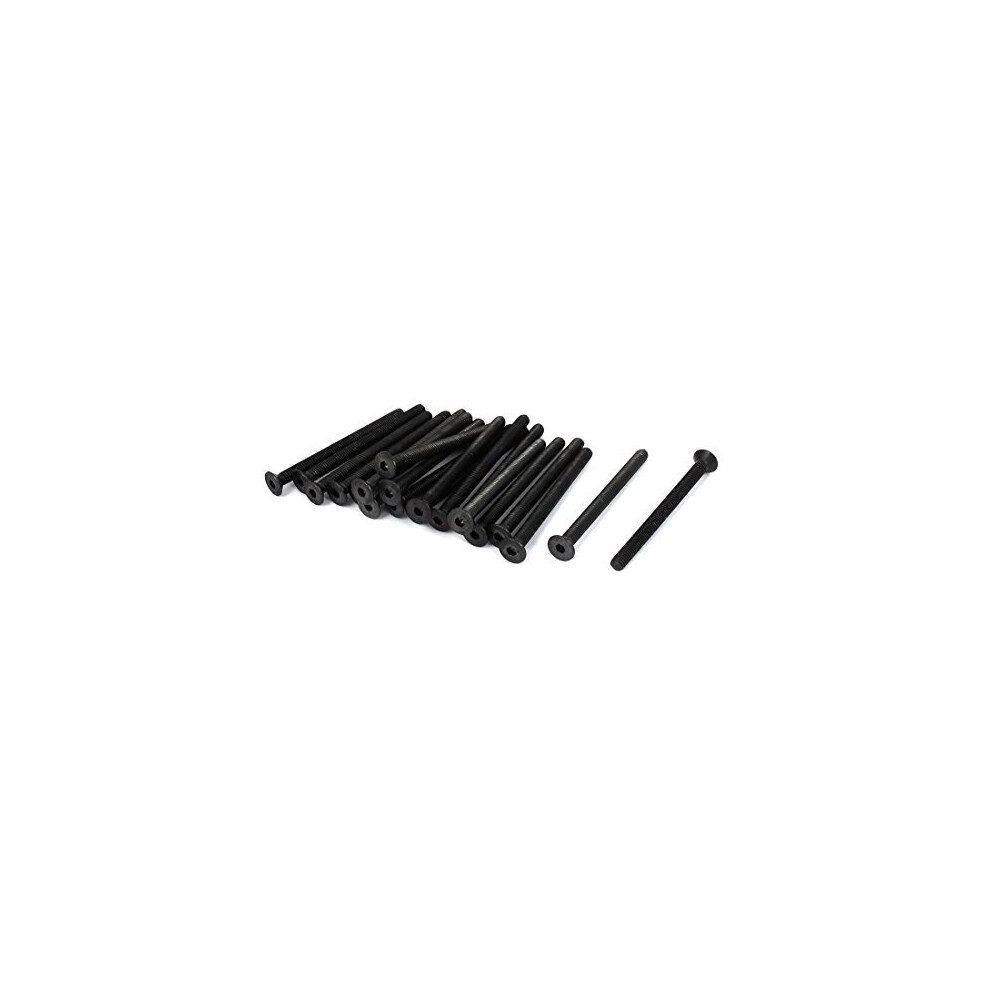 Photos - Nail / Screw / Fastener M4 x 50mm Metric Hex Socket Countersunk Head Screw Bolts Black 20PCS