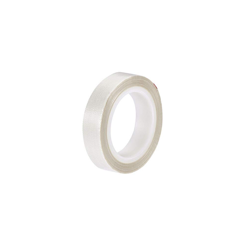 Sourcing Map Heat Resistant Tape High Temperature Heat Transfer Tape Ptfe Film Adhesive Tape 13Mm Width 10M 33Ft Length White