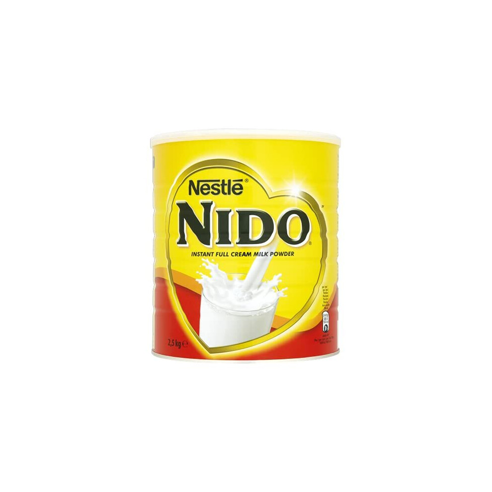 Nido Instant Full Cream Milk Powder, Substitute for Fresh Milk, For Tea & Coffee 2.5kg Tin