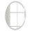 Frameless Oval Bathroom Mirror - Lightweight & Stylish Shaving Décor 1