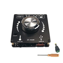 ZK-502M Audio Mini 2.0 Stereo 50W+50W bluetooth Digital Amplifier Module 50W*2 AMP Amplificador Home Theater AUX USB