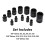 25 Piece Torx Bit Socket and Female External Socket Set, 13 Star Socket Bits (T8- T60)& 12 Female E-Torx Sockets (E4-E22) 5