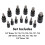 25 Piece Torx Bit Socket and Female External Socket Set, 13 Star Socket Bits (T8- T60)& 12 Female E-Torx Sockets (E4-E22) 6