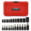 25 Piece Torx Bit Socket and Female External Socket Set, 13 Star Socket Bits (T8- T60)& 12 Female E-Torx Sockets (E4-E22) 1